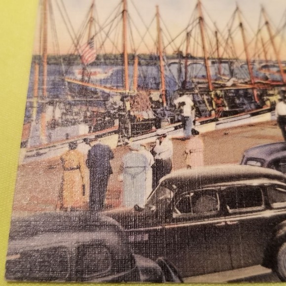 1950's Postcard TS33 Sponge Fleet in Harbor Florida - Picture 5 of 10